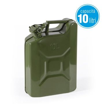 TANICA IN ACCIAIO LAMINATO 10 LT