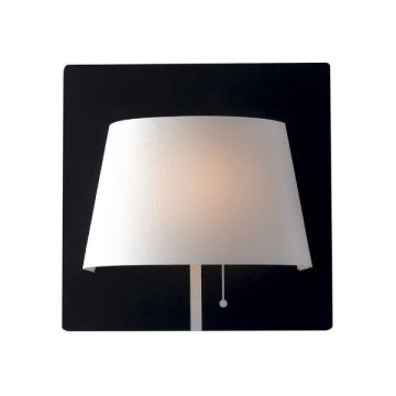 APPLIQUE DA PARETE A LED NERA CON PARALUME BIANCO 6W 4000K 540 LUMEN WHAROL FAN APPLIQUE DA PARETE A LED NERA CON PARALUME BIANCO 6W 4000K 540 LUMEN WHAROL FAN