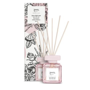 DIFFUSORE BASTONCINI LIGHT ROSE 100ML IPURO