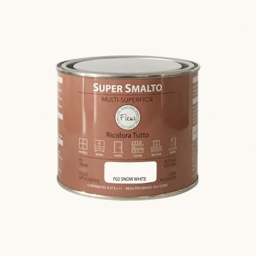 FLEUR - FLEUR SUPER SMALTO MULTI-SUPERFICIE 375ML F02 SNOW WHITE