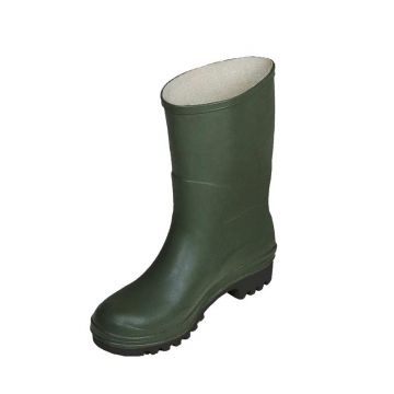 STIVALE TRONCHETTO IN PVC CON CARRARMATO VERDE TG 42 STIVALE TRONCHETTO IN PVC CON CARRARMATO VERDE TG 42