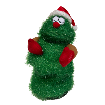 GIOCOPLAST NATALE - DANZALBERO CON MOVIMENTO E MUSICA A BATT 32 CM