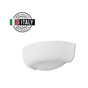 BELFIORE S.R.L. - APPLIQUE DA PARETE BIANCA 1XE27 AGALE BELFIORE
