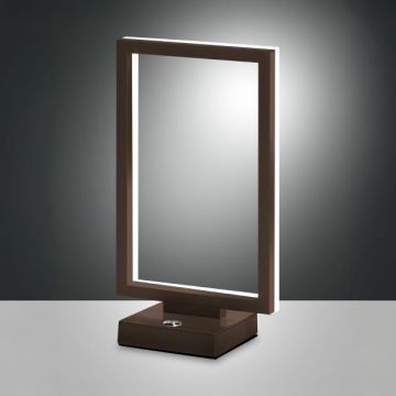 LAMPADA TAVOLO CORTEN A LED 15W 3000K 1750LM DIMMERABILE BARD FABAS LAMPADA TAVOLO CORTEN A LED 15W 3000K 1750LM DIMMERABILE BARD FABAS