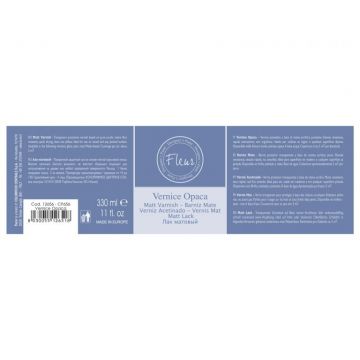 FLEUR - VERNICE PROTETTIVA FINALE TRASPARENTE OPACA FLEUR 330 ML