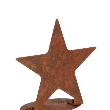 BIZZOTTO - STELLA DECORATIVA RUGGINE ELVY STAND 21X10X20H BIZZOTTO