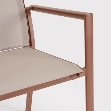 BIZZOTTO - SEDIA CON BRACCIOLI DA ESTERNO KONNOR BARN 56.2X60X66H CM BIZZOTTO