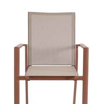 BIZZOTTO - SEDIA CON BRACCIOLI DA ESTERNO KONNOR BARN 56.2X60X66H CM BIZZOTTO