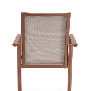 BIZZOTTO - SEDIA CON BRACCIOLI DA ESTERNO KONNOR BARN 56.2X60X66H CM BIZZOTTO