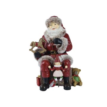 KAEMINGK - BABBO NATALE DECORATIVO CON GIOCATTOLI KAEMINGK PER ARREDO FESTIVO