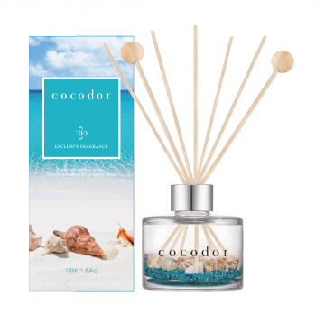 GIOCOPLAST NATALE - DIFFUSORE A BASTONCINI AQUA 190ML - PURE COTTON COCODOR