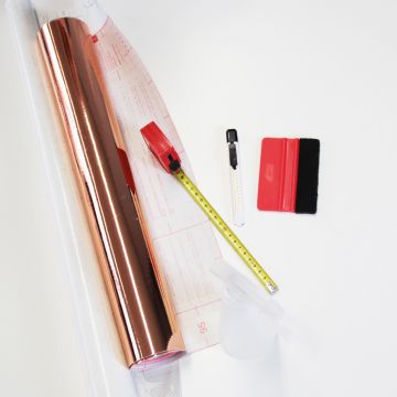 D-C-FIX - PLASTICA ADESIVA D-C-FIX 45X150 CM MET ORO ROSA LUCIDO