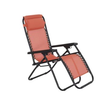SDRAIO DA GIARDINO RELAX PIEGHEVOLE MULTIPOSIZIONE RUGGINE SPRING 66X100X107 CM