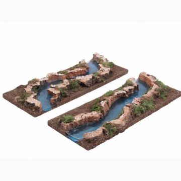BERTONI - TRATTO DI FIUME COMPONIBILE BERTONI  32×13×3 2 ASSO PREZZO CAD INDICARE VERSIONE