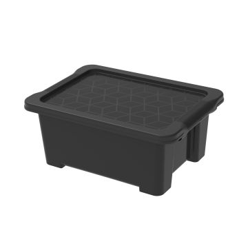ROTHO - CONTENITORI CON COPERCHIO 4 L EVO EASY STORAGE NERO