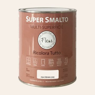 FLEUR SUPER SMALTO MULTI-SUPERFICIE 750ML F04 CREAM LOVE