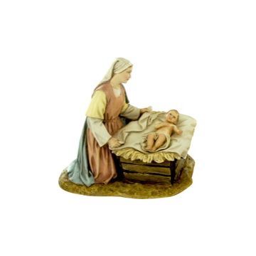 MADONNA CON BAMBINO PER PRESEPE DA 12 CM