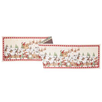 BIZZOTTO - RUNNER BABBO NATALE E RENNE BIZZOTTO LAPLAND 183X33