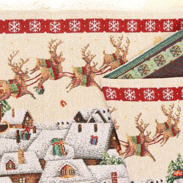 BIZZOTTO - RUNNER BABBO NATALE E RENNE BIZZOTTO LAPLAND 183X33