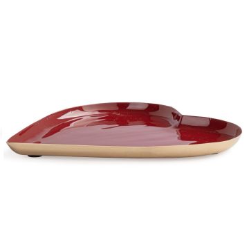 PIATTO A CUORE ROSSO BIZZOTTO BIBURY L D18X1H