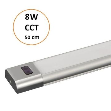 BEGHELLI SPA - APPLIQUE SOTTOPENSILE LED 8W CCT COMANDABILE TRAMITE SENSORE BEGHELLI