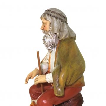 BERTONI - PASTORE CON FUOCO PER PRESEPE DA 10 CM