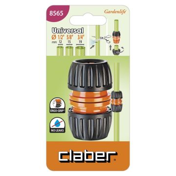 CLABER - RIPARATORE SALVATUBO PER RIPARARE TUBI FORATI PER IRRIGAZIONE D15 MM CLABER