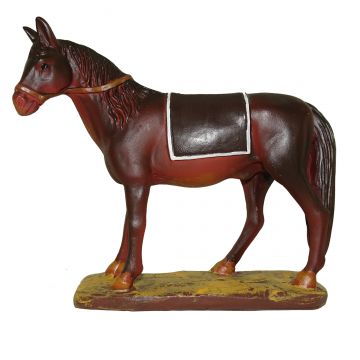 CAVALLO IN RESINA PER PRESEPE DA 12 CM CAVALLO IN RESINA PER PRESEPE DA 12 CM