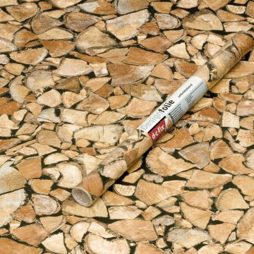 PLASTICA ADESIVA LEGNA DA ARDERE DC-FIX MINI 45X2 PLASTICA ADESIVA LEGNA DA ARDERE DC-FIX MINI 45X2