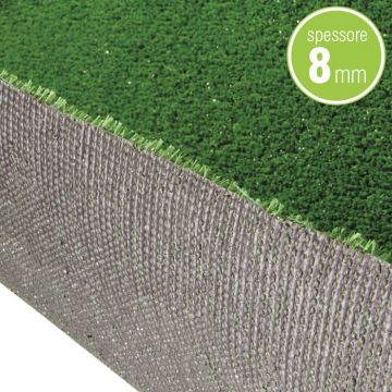 VERDELOOK - ERBA SINTETICA SEMPREVERDE 8 MM ROTOLO 2X3 METRI VERDELOOK PRATO ARTIFICIALE