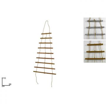 SCALA LEGNO E CORDA C/GRADINI 110CM 2 COLORI ASS. PREZZO CADUNO SCALA LEGNO E CORDA C/GRADINI 110CM 2 COLORI ASS. PREZZO CADUNO
