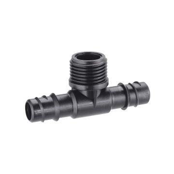 CLABER - RACCORDO A 3 VIE PER COLLEGARE MICROIRRIGATORI COLIBRI FILETTO MEZZO POLLICE CLA