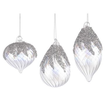 BIZZOTTO - PENDAGLIO TRASPARENTE IRIDESCENTE VETRO BIZZOTTO SWING ASSORTITO PREZZO CAD UNO