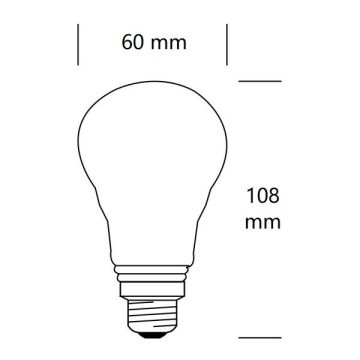 BOT LIGHTING S.R.L. - LAMPADINA GOCCIA A LED 10.5W LUCE FREDDA 6500K 1521 LUMEN E27 VETRO TRASPARE BOT