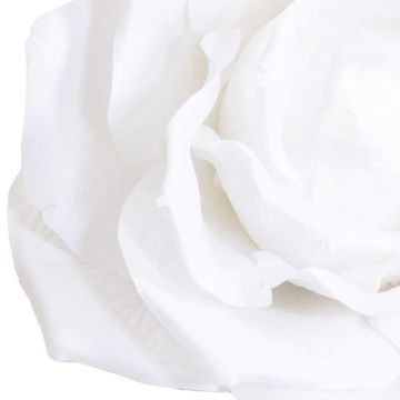 VACCHETTI - FIORE TESSUTO ROSA BIANCO DIAM 65X35H CM