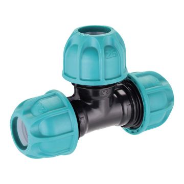 RACCORDO A T IRRIGAZIONE DA GIARDINO PER TUBO POLIETILENE 25 MM CLABER RACCORDO A T IRRIGAZIONE DA GIARDINO PER TUBO POLIETILENE 25 MM CLABER