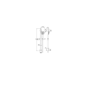 IDRO BRIC - SALISCENDI SYROS 3 GETTI D 25 DA 70 CM