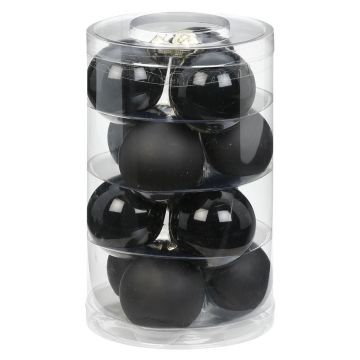 INGES'S CHRISTMAS - BOX 12 PALLE VT NERO D 6 CM