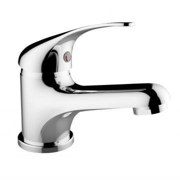 IDRO BRIC - RUBINETTO MISCELATORE LAVABO SERIE EVA CROMATO D 35 MM (SCA)
