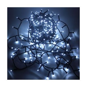 LUCI DI NATALE 1000 LED BIANCO FREDDO 20 M CAVO SCURO USO INERNO E ESTERNO LUCI DI NATALE 1000 LED BIANCO FREDDO 20 M CAVO SCURO USO INERNO E ESTERNO