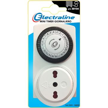 ELECTRALINE - MINI PROGRAMMA GIORNALIERO PER PRESE ELETTRICHE