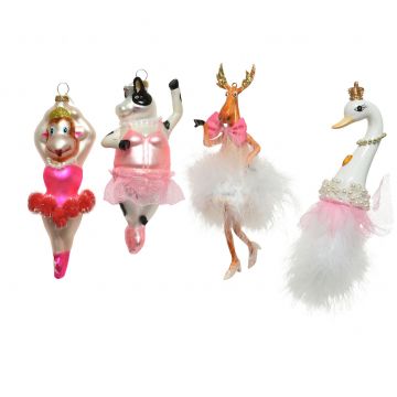 PENDAGLIO NATALIZIO VT POM POM, DIAMANTI E GLITTER 4 ASS PREZZO CAD