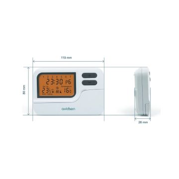 AVIDSEN - CRONOTERMOSTATO DIGITALE PROGRAMMABILE