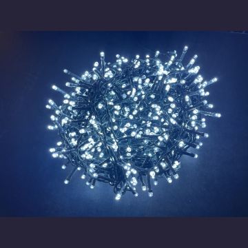 LUCI DI NATALE 2000 LED BIANCO 40M CAVO SCURO PER USO INTERNO E ESTERNO LUCI DI NATALE 2000 LED BIANCO 40M CAVO SCURO PER USO INTERNO E ESTERNO