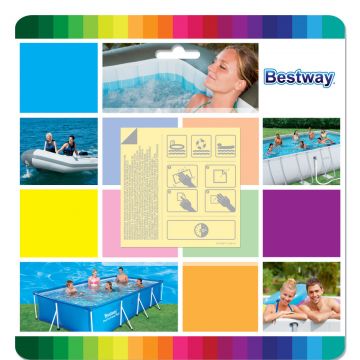 TOPPE DI RIPARAZIONE PER PISCINE 10 PZ. RESISTENTI ALL'ACQUA TOPPE DI RIPARAZIONE PER PISCINE 10 PZ. RESISTENTI ALL'ACQUA