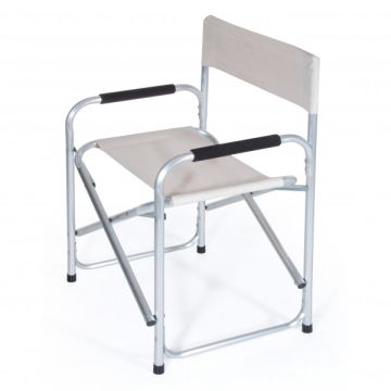 VERDELOOK - SEDIA REGISTA ALLUMINIO TORTORA 47X57X78H CM VERDELOOK