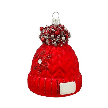 CAPPELLO NATALIZIO ROSSO DA APPENDERE VETRO DECORAZIONE H9,7 BIZZOTTO CAPPELLO NATALIZIO ROSSO DA APPENDERE VETRO DECORAZIONE H9,7 BIZZOTTO