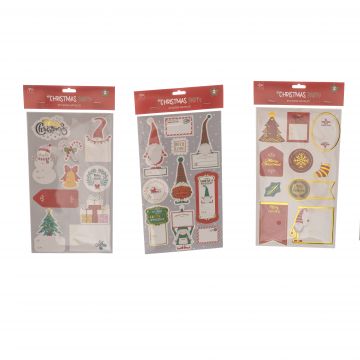 S/20 STICKER NATALIZI 30X14.5CM ASS PREZZO CAD UNO S/20 STICKER NATALIZI 30X14.5CM ASS PREZZO CAD UNO