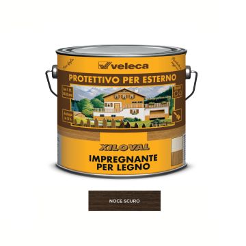 IMPREGNANTE PROTETTIVO NOCE SCURO 2.50 LT XILOVAL