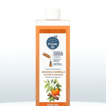 RICARICA DIFFUSORE AMBIENTE ARANCIA E CANNELLA 500 ML GEA PRO OFFICINA DEI FIORI RICARICA DIFFUSORE AMBIENTE ARANCIA E CANNELLA 500 ML GEA PRO OFFICINA DEI FIORI